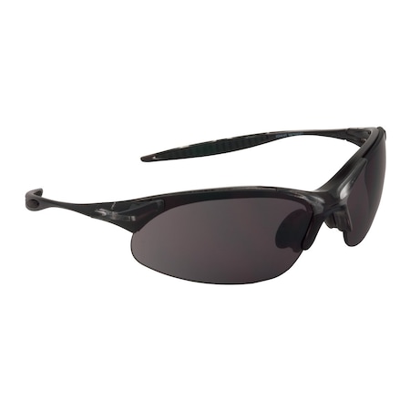 Sunbelt Safety Glasses, Cobra, Half Frame 1.62" x2.9" x5.65" A-B1SG1541